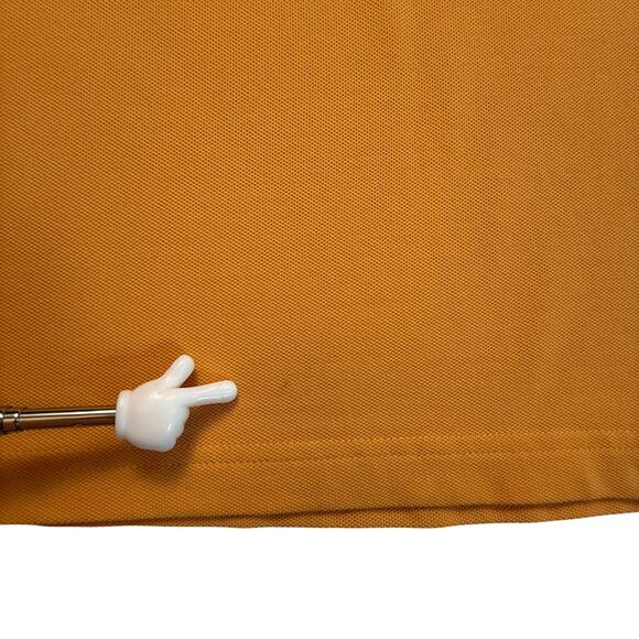 Lilly Pulitzer Women’s Orange Polo Shirt Pink Palm Tree Embroidery Pima Cotton L - Picture 6 of 7